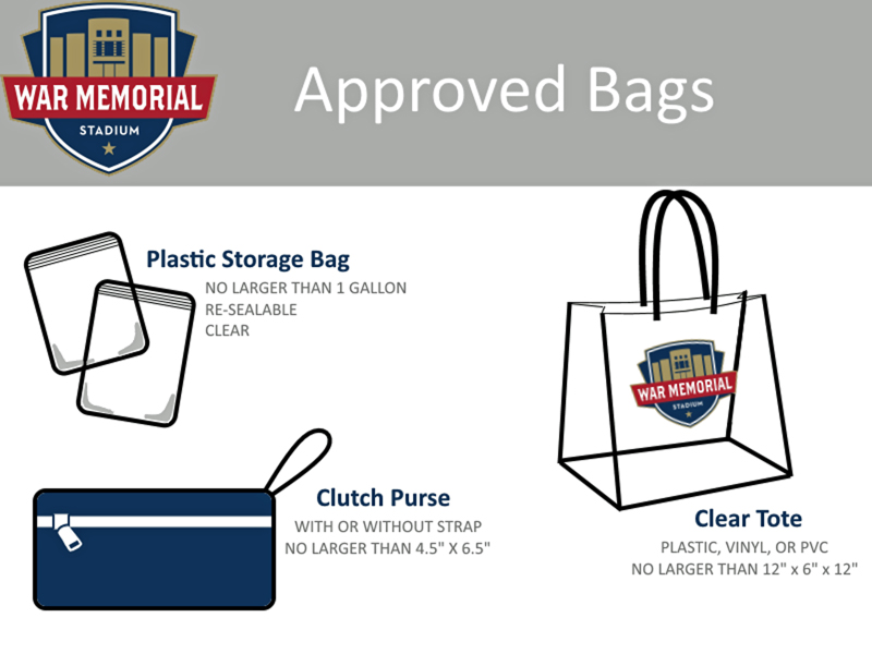 Check your bag before you pack into Memorial Stadium with 90,000 of your  closest friends