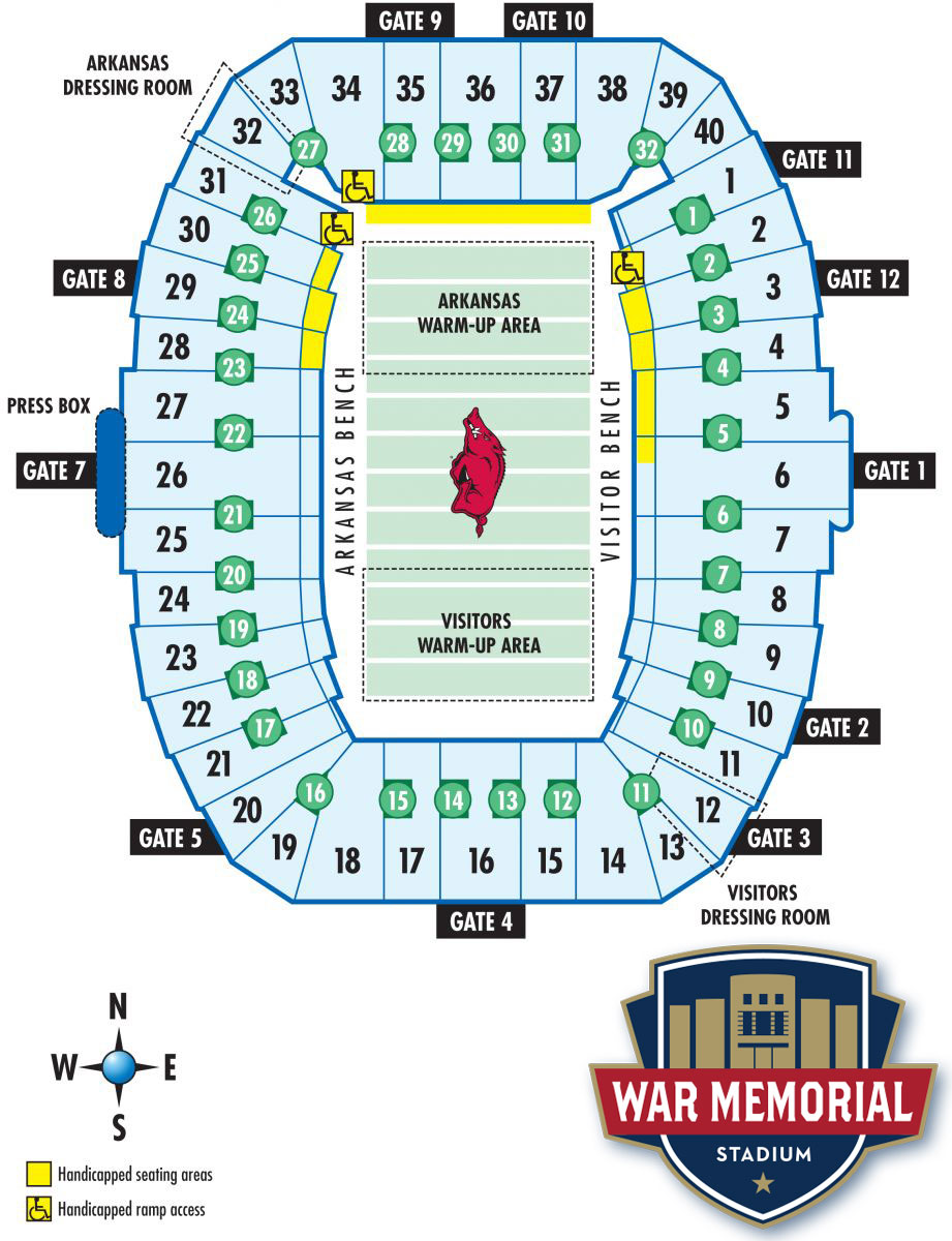 Memorial Stadium Seating Chart Indiana